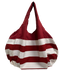 Bordüren-Ballontasche (rot)